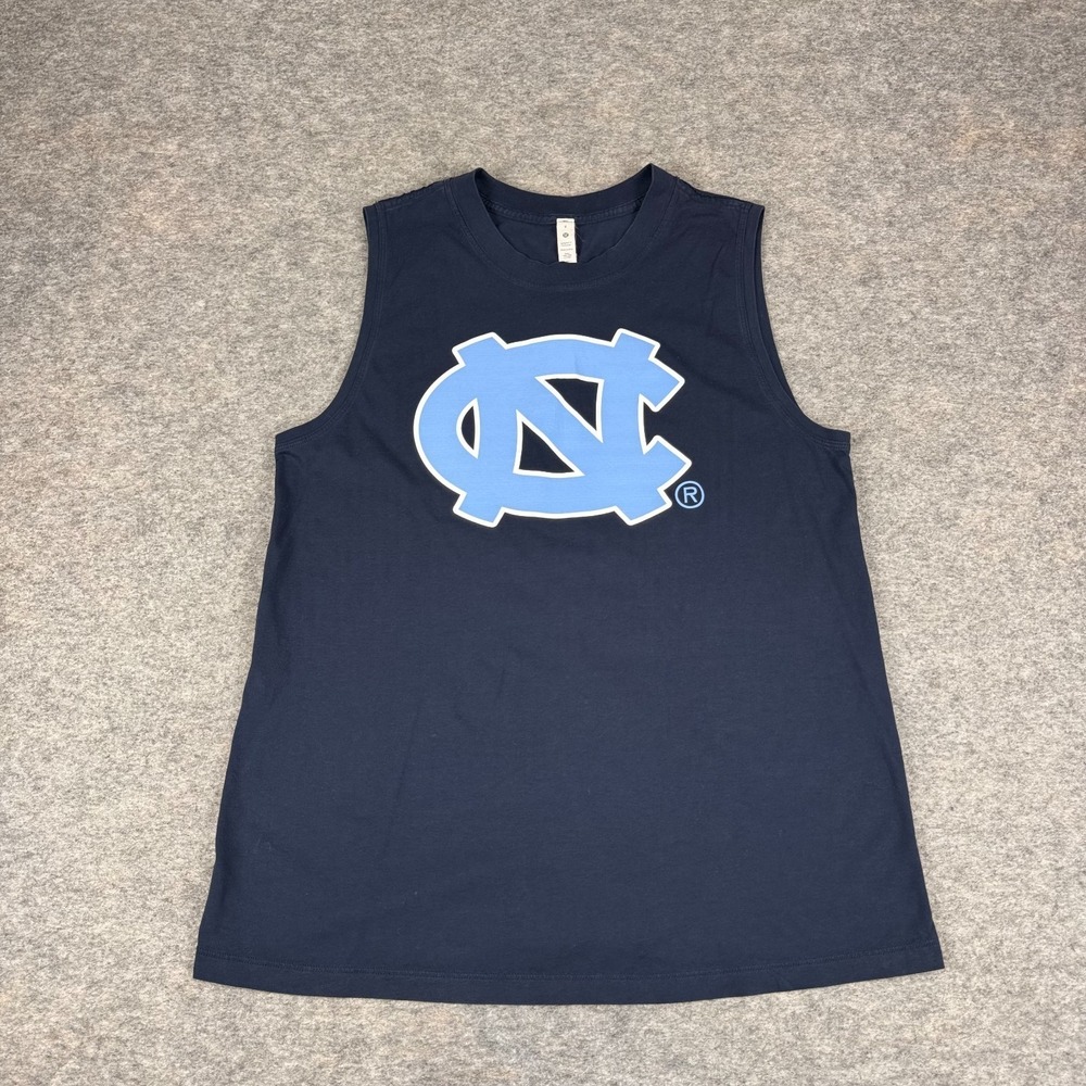 Lululemon North Carolina Tar Heels Tank Top Shirt Blue Womens 8